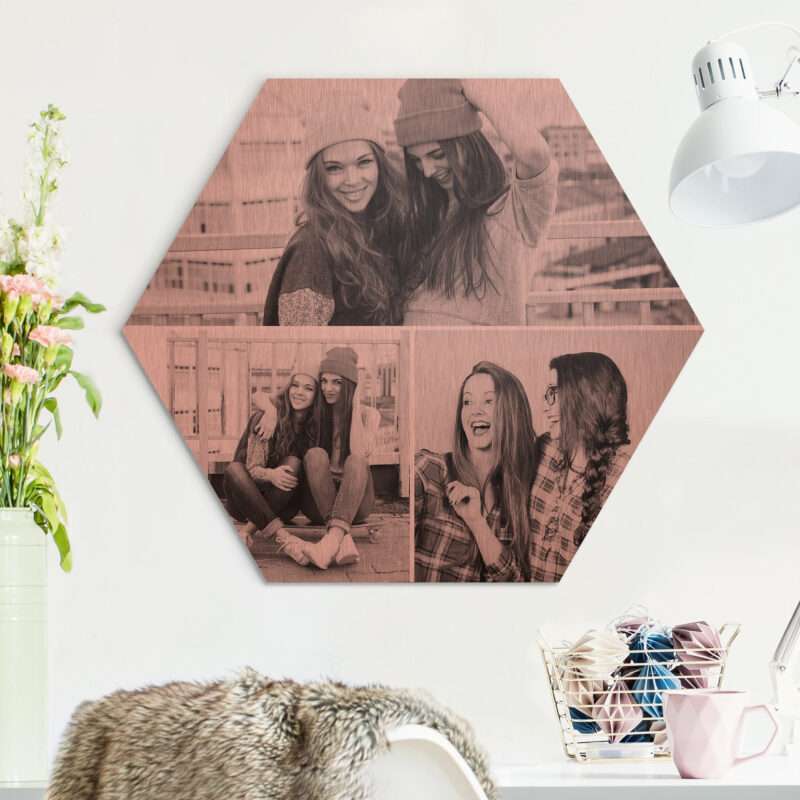 Bild von   hexagon bild alu dibond designjpg | Individuelle 🎁 persönliche 🎁 personalisierte Geschenke bedruckt ▪ bestickt ▪ graviert