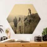 Bild von   hexagon bild alu dibond designjpg | Individuelle 🎁 persönliche 🎁 personalisierte Geschenke bedruckt ▪ bestickt ▪ graviert