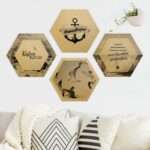 Bild von   hexagon bild alu dibond designjpg | Individuelle 🎁 persönliche 🎁 personalisierte Geschenke bedruckt ▪ bestickt ▪ graviert