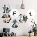 Bild von   hexagon bild alu dibond designjpg | Individuelle 🎁 persönliche 🎁 personalisierte Geschenke bedruckt ▪ bestickt ▪ graviert