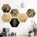 Bild von   hexagon bild alu dibond designjpg | Individuelle 🎁 persönliche 🎁 personalisierte Geschenke bedruckt ▪ bestickt ▪ graviert