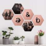 Bild von   hexagon bild alu dibond designjpg | Individuelle 🎁 persönliche 🎁 personalisierte Geschenke bedruckt ▪ bestickt ▪ graviert