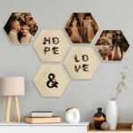 Bild von   hexagon bild holz designer mehjpg | Individuelle 🎁 persönliche 🎁 personalisierte Geschenke bedruckt ▪ bestickt ▪ graviert