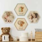 Bild von   hexagon bild holz designer mehjpg | Individuelle 🎁 persönliche 🎁 personalisierte Geschenke bedruckt ▪ bestickt ▪ graviert