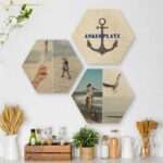 Bild von   hexagon bild holz designer mehjpg | Individuelle 🎁 persönliche 🎁 personalisierte Geschenke bedruckt ▪ bestickt ▪ graviert