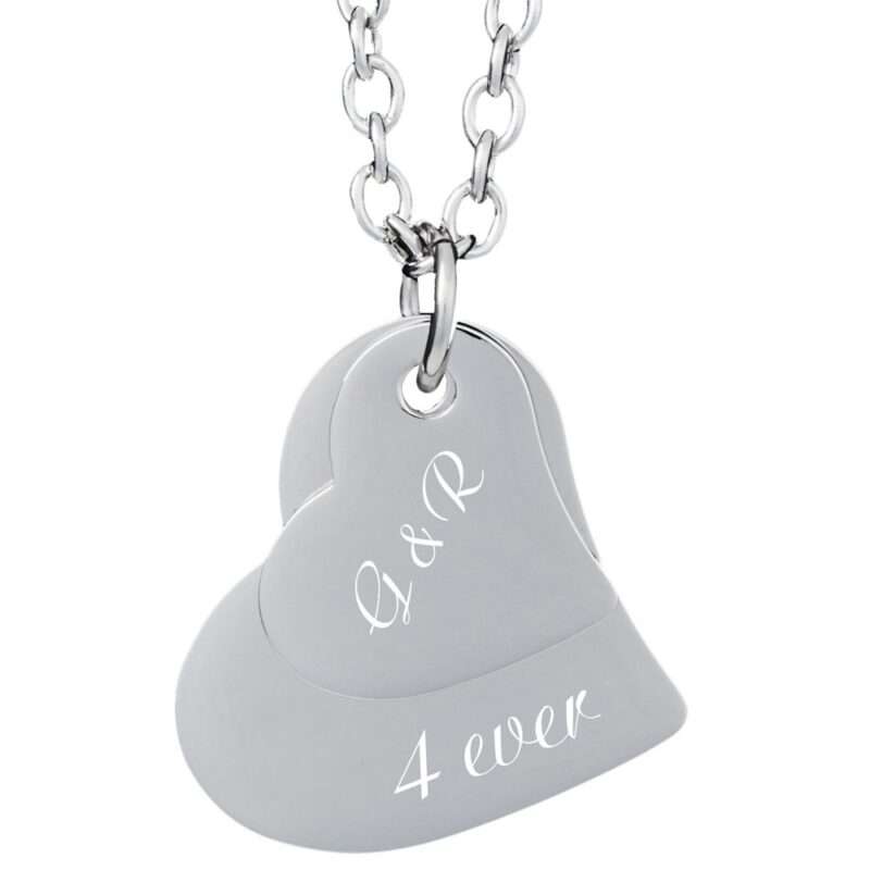 Bild von   anhaenger mit gravur doppeltesjpg | Individuelle 🎁 persönliche 🎁 personalisierte Geschenke bedruckt ▪ bestickt ▪ graviert