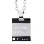 Bild von   anhaenger mit gravur forever sjpg | Individuelle 🎁 persönliche 🎁 personalisierte Geschenke bedruckt ▪ bestickt ▪ graviert