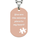 Bild von   gravuranhaenger dogtag puzzlpng | Individuelle 🎁 persönliche 🎁 personalisierte Geschenke bedruckt ▪ bestickt ▪ graviert