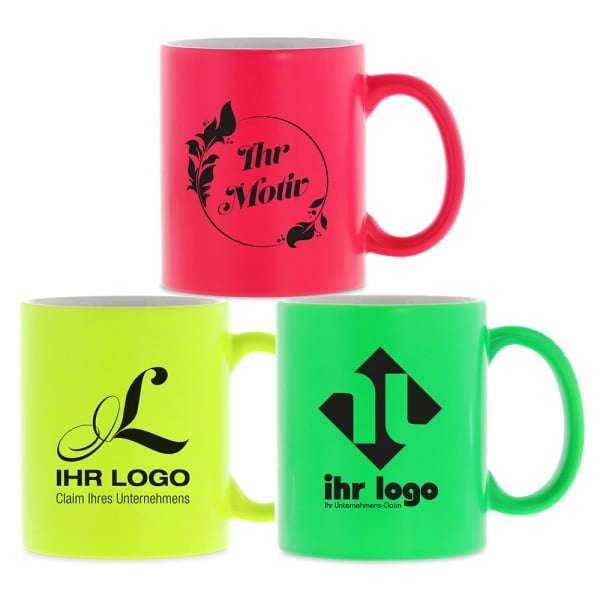 Bild von   keramiktasse neon individuelljpg | Individuelle 🎁 persönliche 🎁 personalisierte Geschenke bedruckt ▪ bestickt ▪ graviert