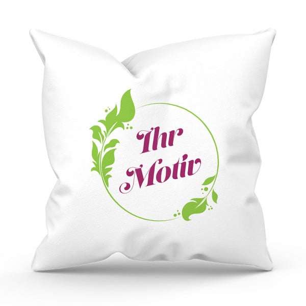 Bild von   kissenbezug  farbig mit indivjpg | Individuelle 🎁 persönliche 🎁 personalisierte Geschenke bedruckt ▪ bestickt ▪ graviert