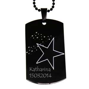 Bild von   anhaenger erkennungsmarke xjpg | Individuelle 🎁 persönliche 🎁 personalisierte Geschenke bedruckt ▪ bestickt ▪ graviert