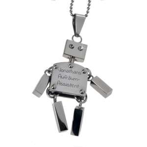 Bild von   anhaenger roboter hampelmann ajpg | Individuelle 🎁 persönliche 🎁 personalisierte Geschenke bedruckt ▪ bestickt ▪ graviert