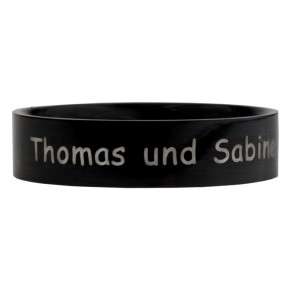 Bild von   edelstahlring glatt mm breitjpg | Individuelle 🎁 persönliche 🎁 personalisierte Geschenke bedruckt ▪ bestickt ▪ graviert