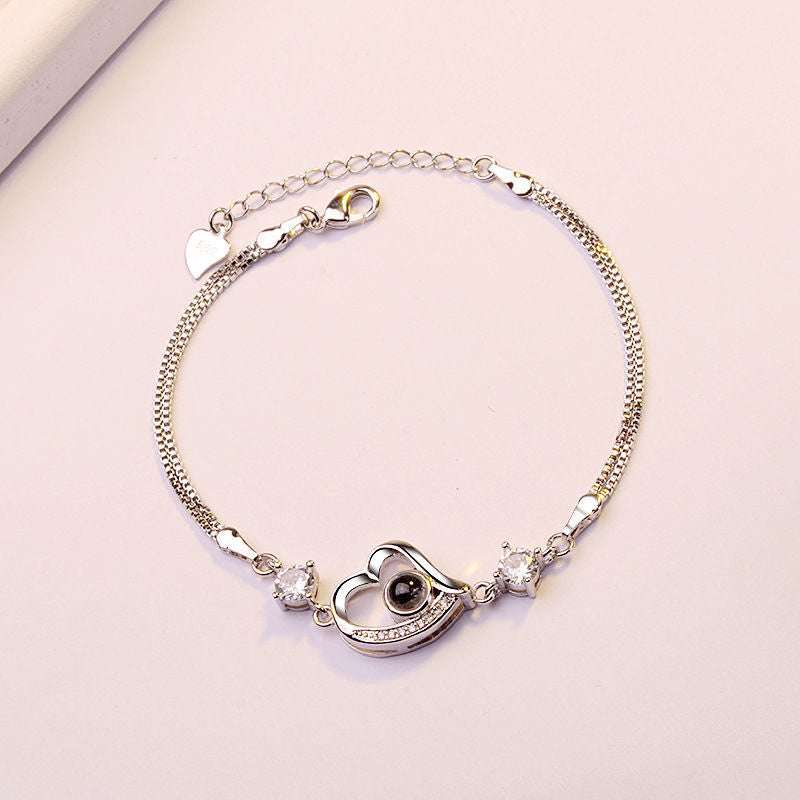 Bild von   personalisierte geneigtem herzjpg | Individuelle 🎁 persönliche 🎁 personalisierte Geschenke bedruckt ▪ bestickt ▪ graviert