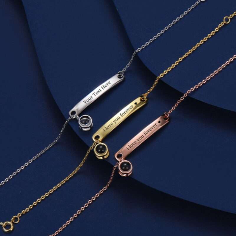 Bild von   personalisierte  silber fotjpg | Individuelle 🎁 persönliche 🎁 personalisierte Geschenke bedruckt ▪ bestickt ▪ graviert