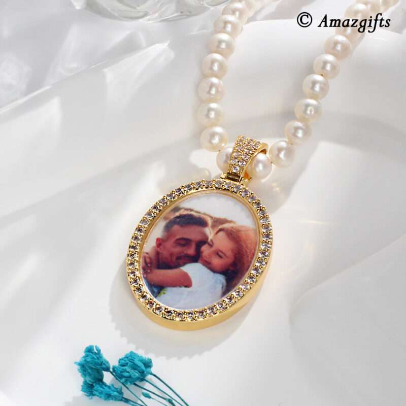 Bild von   personalisierte perlen kette mjpg | Individuelle 🎁 persönliche 🎁 personalisierte Geschenke bedruckt ▪ bestickt ▪ graviert