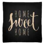 Bild von   kissen strickbezug home sweetjpg | Individuelle 🎁 persönliche 🎁 personalisierte Geschenke bedruckt ▪ bestickt ▪ graviert
