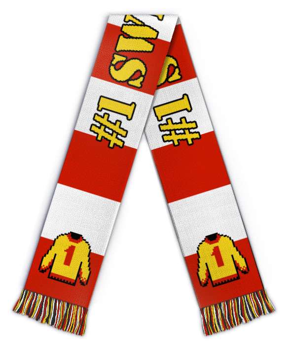 Bild von   fanschal nummer  pulloverjpg | Individuelle 🎁 persönliche 🎁 personalisierte Geschenke bedruckt ▪ bestickt ▪ graviert