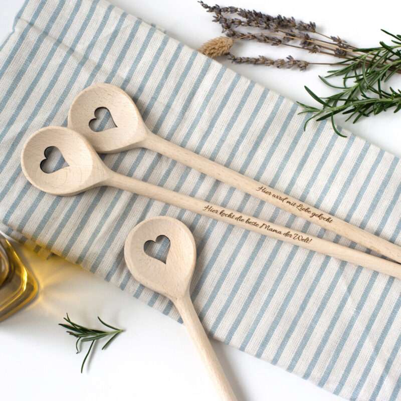 Bild von   kochloeffel herz buchenholz mijpg | Individuelle 🎁 persönliche 🎁 personalisierte Geschenke bedruckt ▪ bestickt ▪ graviert