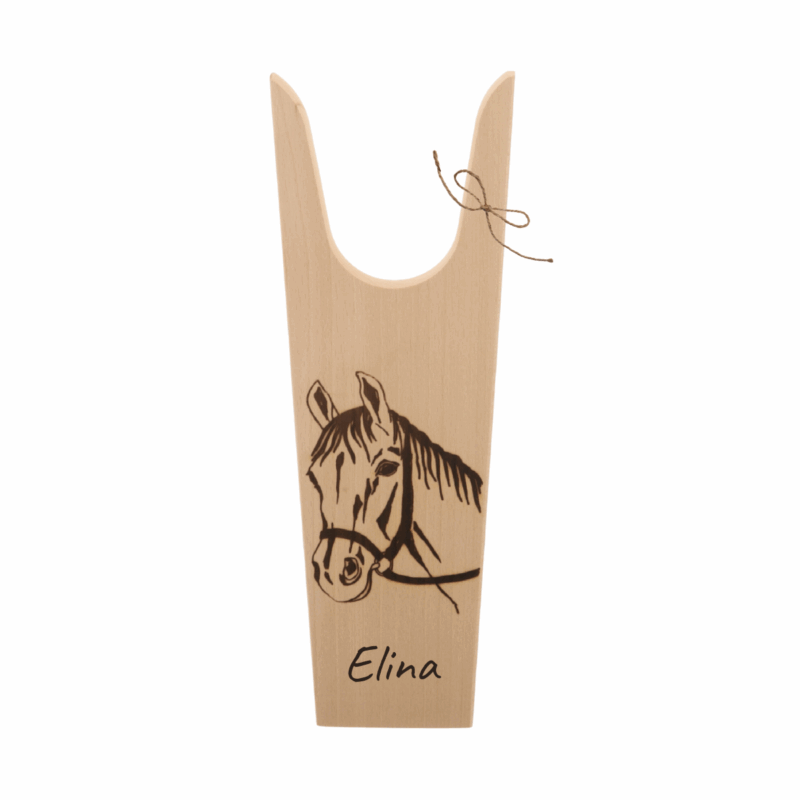 Bild von   stiefelknecht pferdekopf buchepng | Individuelle 🎁 persönliche 🎁 personalisierte Geschenke bedruckt ▪ bestickt ▪ graviert