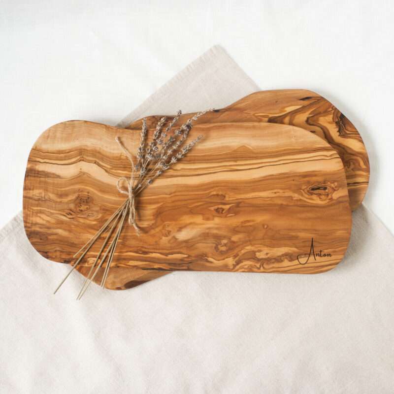 Bild von   schneidebrett olivenholz mit ijpg | Individuelle 🎁 persönliche 🎁 personalisierte Geschenke bedruckt ▪ bestickt ▪ graviert