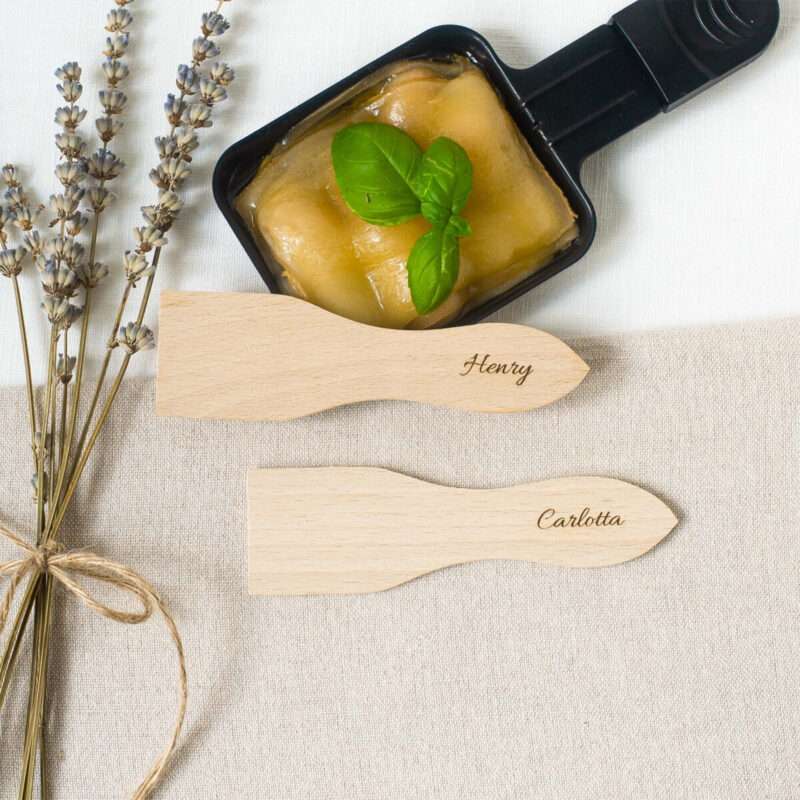 Bild von   raclette schaber buchenholz mijpg | Individuelle 🎁 persönliche 🎁 personalisierte Geschenke bedruckt ▪ bestickt ▪ graviert