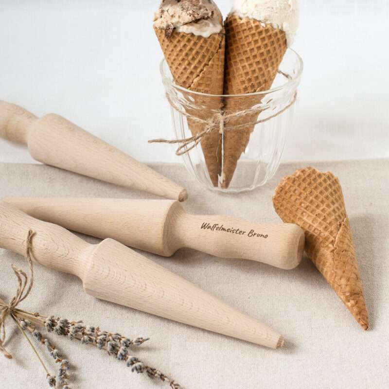 Bild von   waffelhorn mit individueller gjpg | Individuelle 🎁 persönliche 🎁 personalisierte Geschenke bedruckt ▪ bestickt ▪ graviert