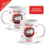 Bild von   tasse mit sternzeichen stierjpg | Individuelle 🎁 persönliche 🎁 personalisierte Geschenke bedruckt ▪ bestickt ▪ graviert