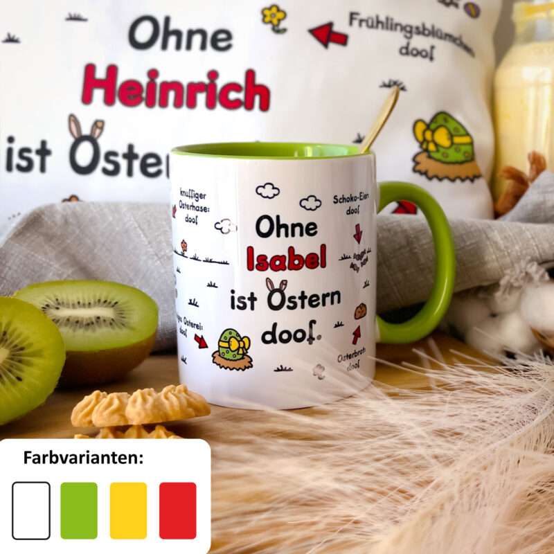 Bild von   tasse fuer ostern ohne ijpg | Individuelle 🎁 persönliche 🎁 personalisierte Geschenke bedruckt ▪ bestickt ▪ graviert