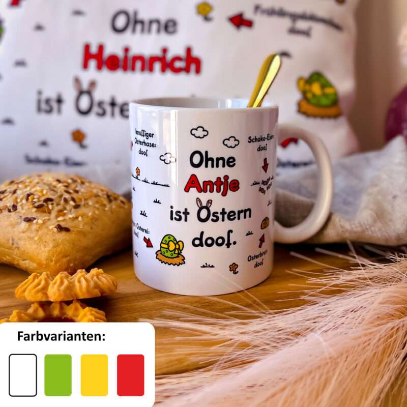 Bild von   tasse fuer ostern ohne ijpg | Individuelle 🎁 persönliche 🎁 personalisierte Geschenke bedruckt ▪ bestickt ▪ graviert