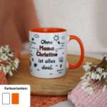 Bild von   tasse ohne mama ist allejpg | Individuelle 🎁 persönliche 🎁 personalisierte Geschenke bedruckt ▪ bestickt ▪ graviert