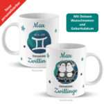 Bild von   tasse mit sternzeichen zwilljpg | Individuelle 🎁 persönliche 🎁 personalisierte Geschenke bedruckt ▪ bestickt ▪ graviert