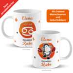 Bild von   tasse mit sternzeichen krebsjpg | Individuelle 🎁 persönliche 🎁 personalisierte Geschenke bedruckt ▪ bestickt ▪ graviert