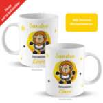 Bild von   tasse mit sternzeichen loewejpg | Individuelle 🎁 persönliche 🎁 personalisierte Geschenke bedruckt ▪ bestickt ▪ graviert