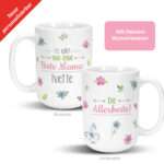 Bild von   xl tasse es gibt nur eine bejpg | Individuelle 🎁 persönliche 🎁 personalisierte Geschenke bedruckt ▪ bestickt ▪ graviert