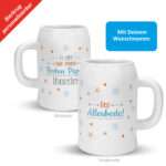 Bild von   bierkrug es gibt nur einen bjpg | Individuelle 🎁 persönliche 🎁 personalisierte Geschenke bedruckt ▪ bestickt ▪ graviert