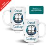 Bild von   xl tasse mit sternzeichen zwjpg | Individuelle 🎁 persönliche 🎁 personalisierte Geschenke bedruckt ▪ bestickt ▪ graviert
