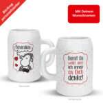 Bild von   bierkrug fuer verliebte damijpg | Individuelle 🎁 persönliche 🎁 personalisierte Geschenke bedruckt ▪ bestickt ▪ graviert