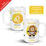 Bild von   xl tasse mit sternzeichen alajpg | Individuelle 🎁 persönliche 🎁 personalisierte Geschenke bedruckt ▪ bestickt ▪ graviert