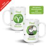 Bild von   xl tasse mit sternzeichen wijpg | Individuelle 🎁 persönliche 🎁 personalisierte Geschenke bedruckt ▪ bestickt ▪ graviert