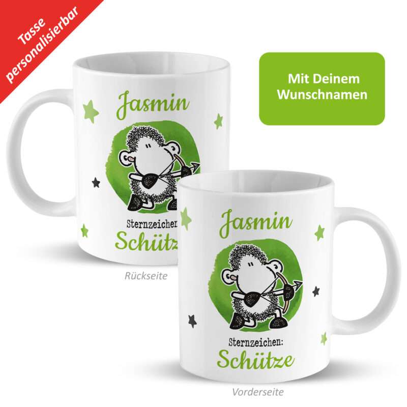 Bild von   tasse mit sternzeichen schuejpg | Individuelle 🎁 persönliche 🎁 personalisierte Geschenke bedruckt ▪ bestickt ▪ graviert