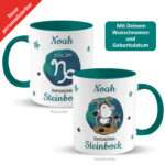 Bild von   tasse mit sternzeichen steinjpg | Individuelle 🎁 persönliche 🎁 personalisierte Geschenke bedruckt ▪ bestickt ▪ graviert