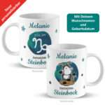 Bild von   tasse mit sternzeichen steinjpg | Individuelle 🎁 persönliche 🎁 personalisierte Geschenke bedruckt ▪ bestickt ▪ graviert