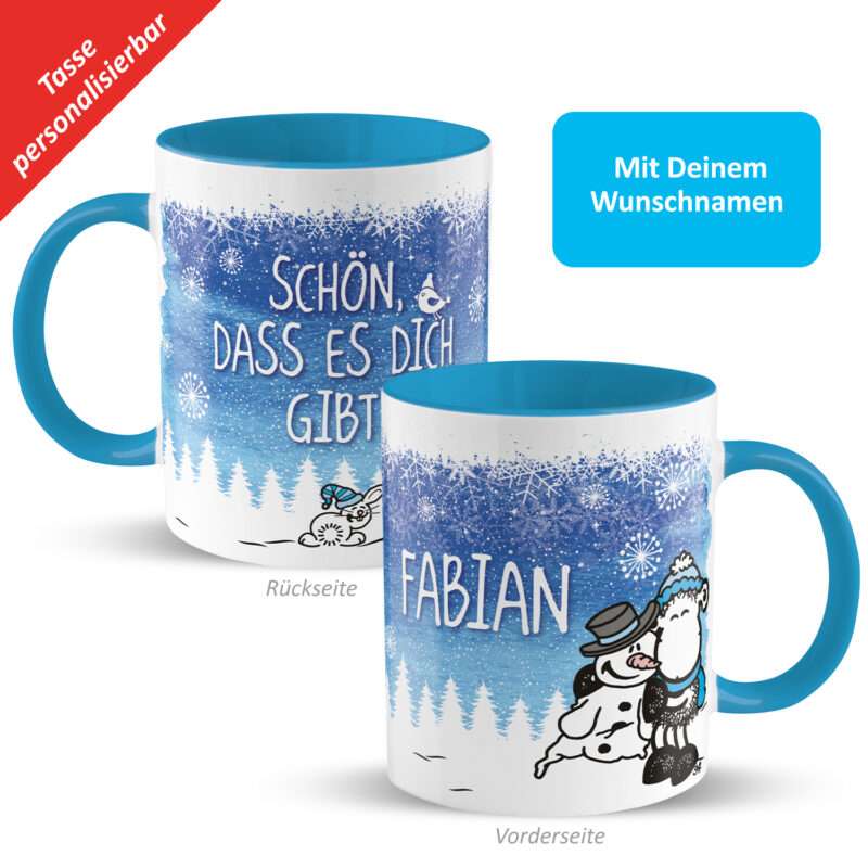 Bild von   wintertasse schoen dass esjpg | Individuelle 🎁 persönliche 🎁 personalisierte Geschenke bedruckt ▪ bestickt ▪ graviert