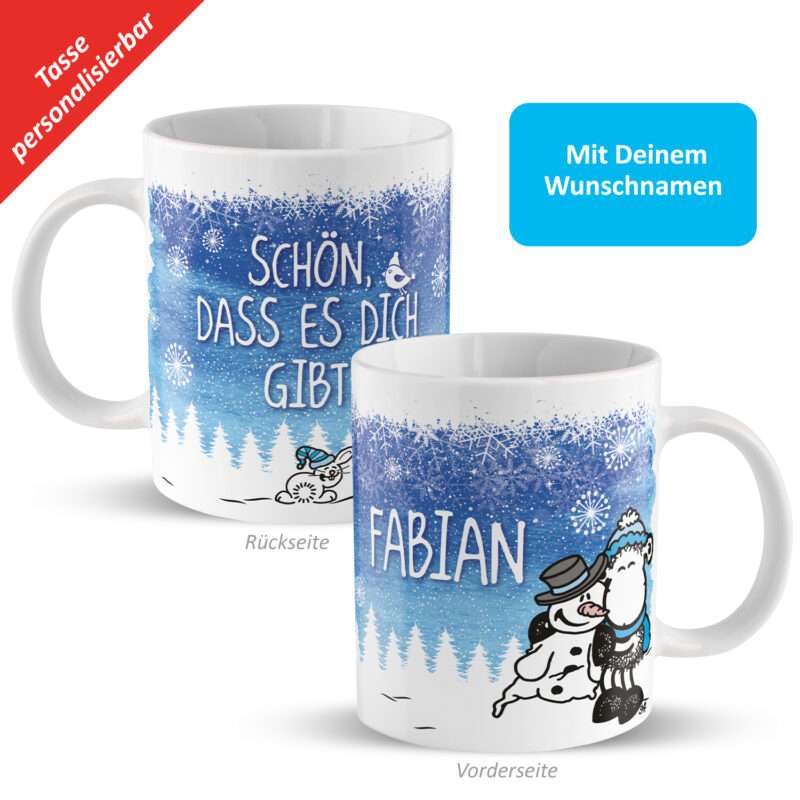 Bild von   wintertasse schoen dass esjpg | Individuelle 🎁 persönliche 🎁 personalisierte Geschenke bedruckt ▪ bestickt ▪ graviert