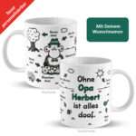 Bild von   tasse ohne opa ist allesjpg | Individuelle 🎁 persönliche 🎁 personalisierte Geschenke bedruckt ▪ bestickt ▪ graviert