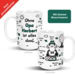 Bild von   xl tasse ohne opa ist aljpg | Individuelle 🎁 persönliche 🎁 personalisierte Geschenke bedruckt ▪ bestickt ▪ graviert