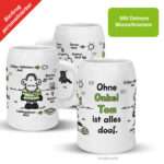 Bild von   bierkrug ohne onkel istjpg | Individuelle 🎁 persönliche 🎁 personalisierte Geschenke bedruckt ▪ bestickt ▪ graviert