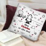 Bild von   kissen ohne ist alles dojpg | Individuelle 🎁 persönliche 🎁 personalisierte Geschenke bedruckt ▪ bestickt ▪ graviert