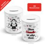 Bild von   spardose ohne ist allesjpg | Individuelle 🎁 persönliche 🎁 personalisierte Geschenke bedruckt ▪ bestickt ▪ graviert